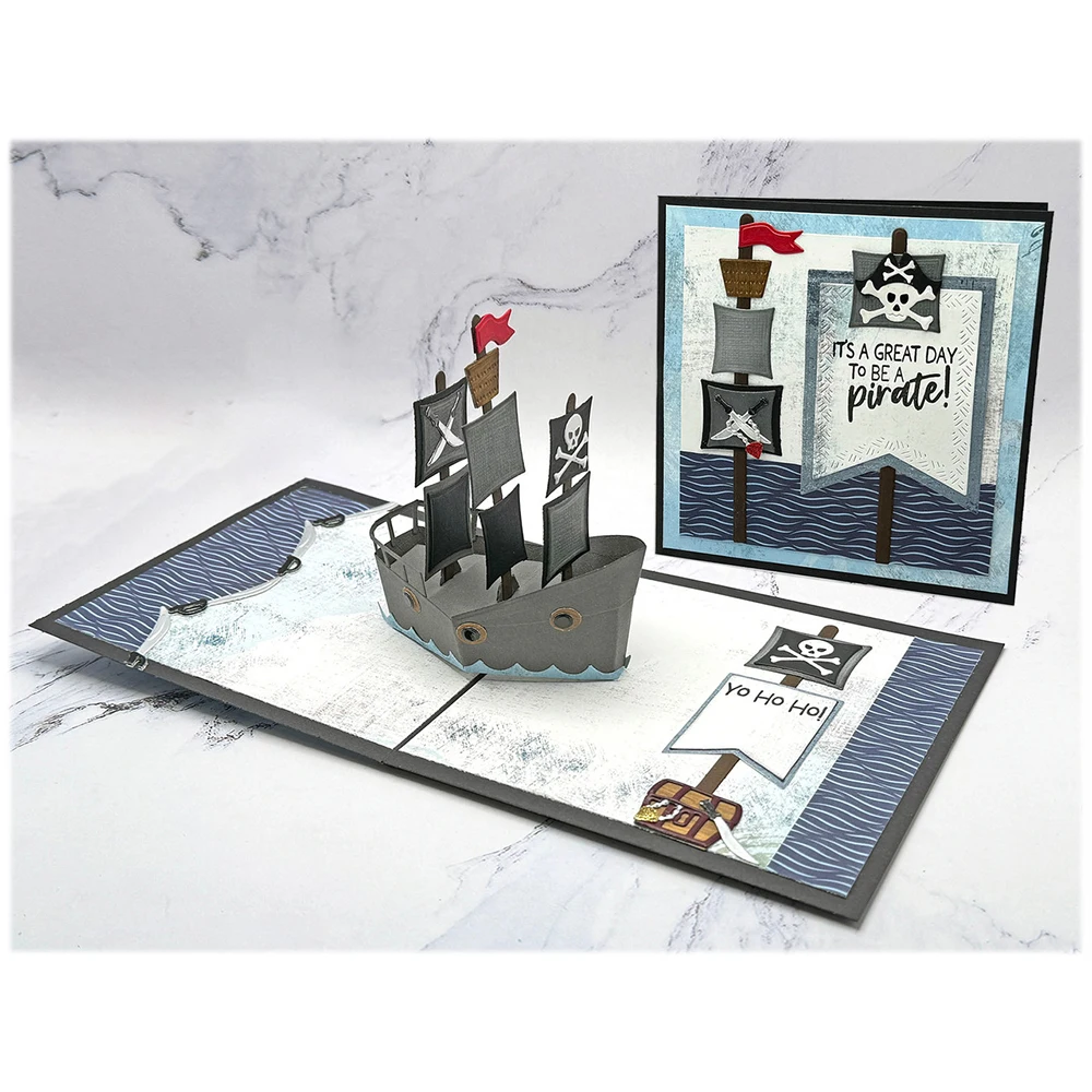 Прозрачный силиконовый штамп Let's Be Pirate Ahoy Matey DIY ремесла Альбом для открыток