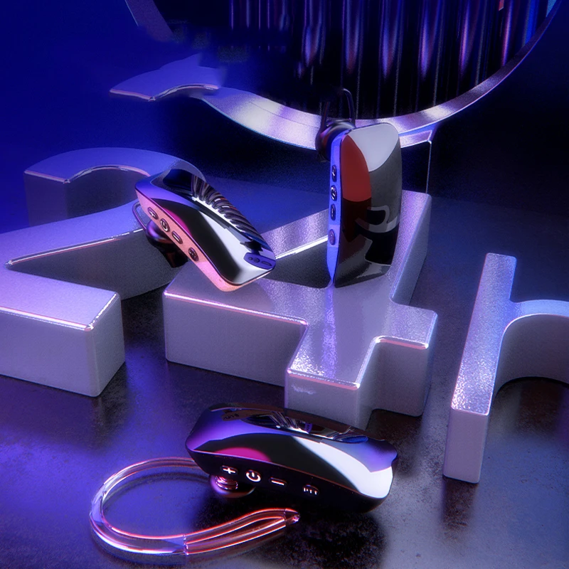 Wireless bluetooth earphone walkies-talkies small radios hanging ear type restaurant hair beauty salon shop mini walkie talkie