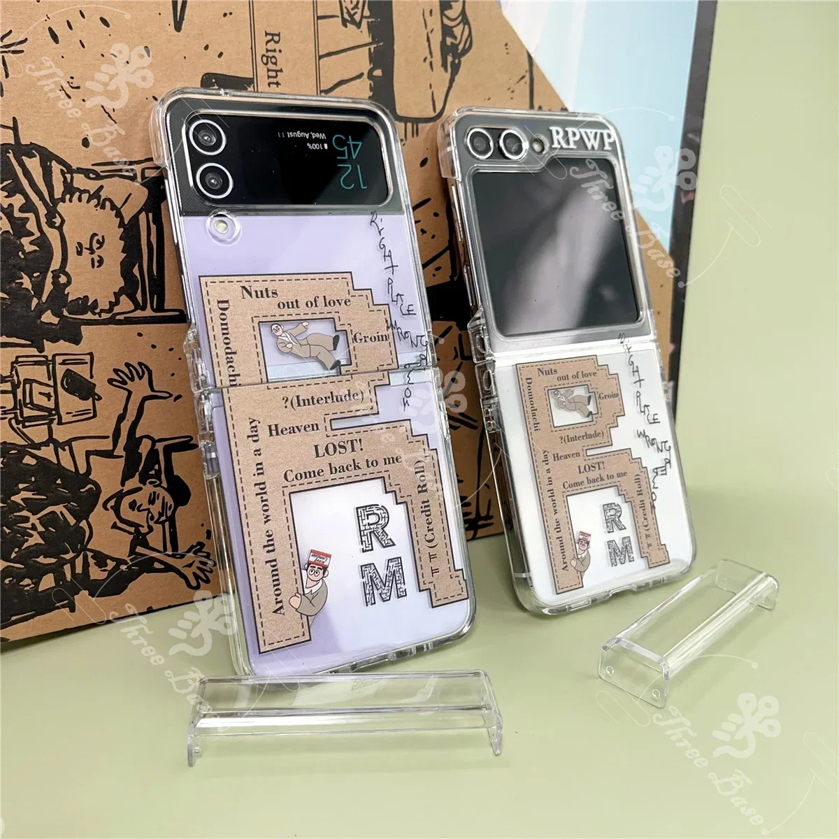 Чехол для телефона RM RPWP с тремя осями Samsung Galaxy Zflip6 Zflip5 Zflip3 Zflip4 противоударный