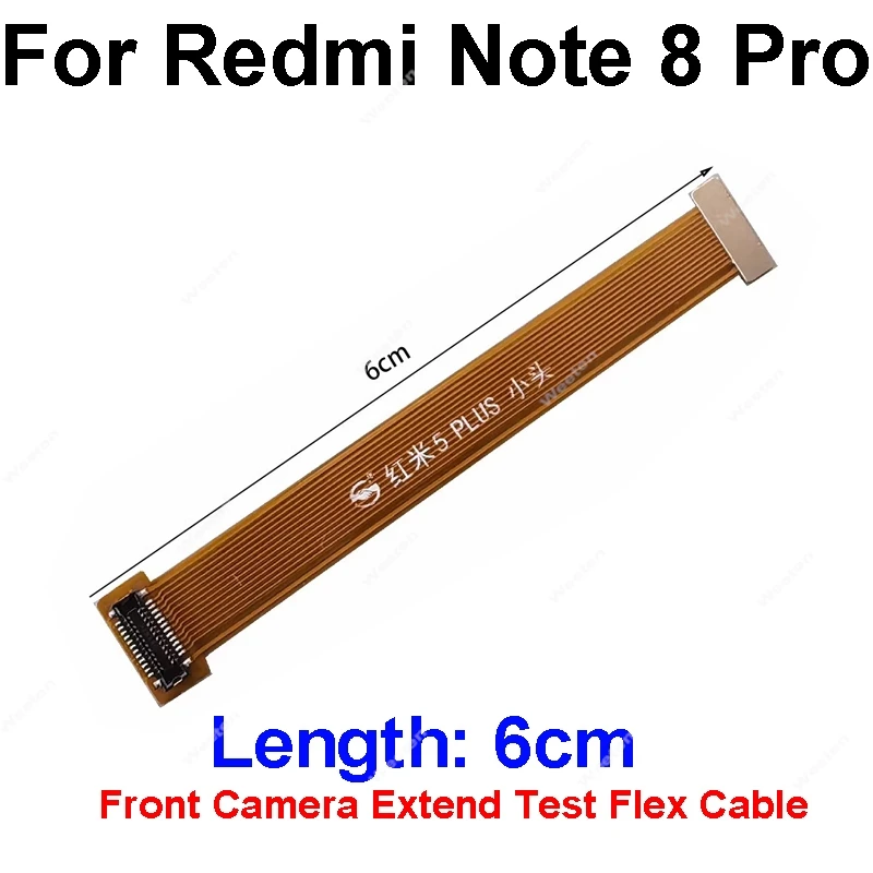 Удлинительная передняя камера для Redmi Note 5 6 7 8 9 Pro 9A 5Plus 4G 5G тестовый удлинитель