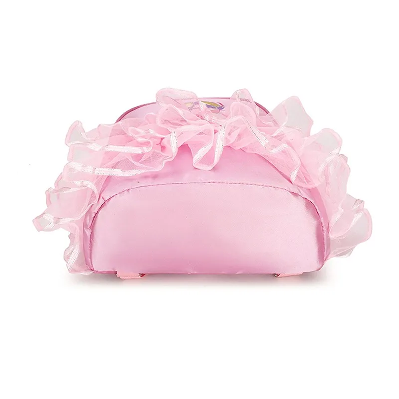 Розовая балетная танцевальная сумка для девочек нейлоновый балетный рюкзак