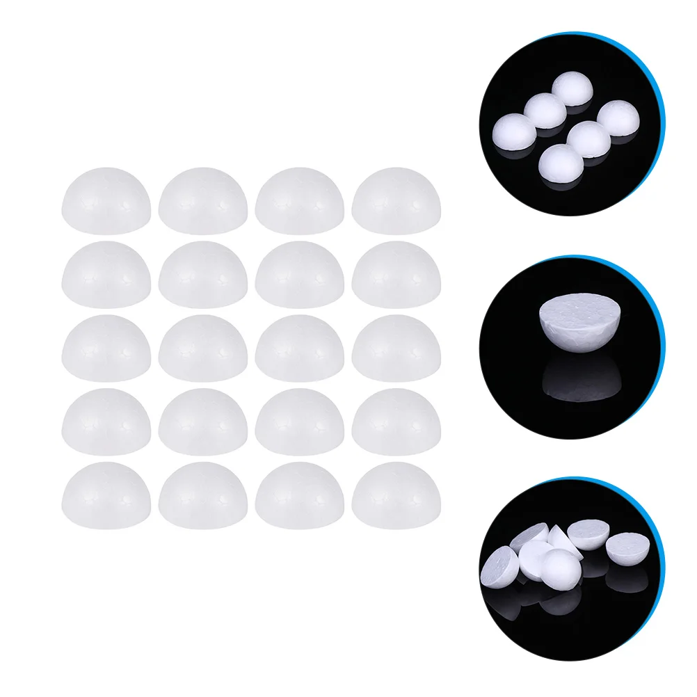 

Halfbouquetstyrofoam Circle Holder Craft Sphere Polystyrene Floral Wedding Semi Shape Hemispherical Modeling Round Handle