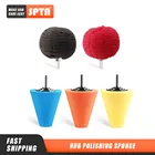 (Оптовые продажи) 2-10 шт., губка для полировки автомобильных колес SPTA, используемая для электрической дрели, искусственная кожа, полировка ступицы автомобиля