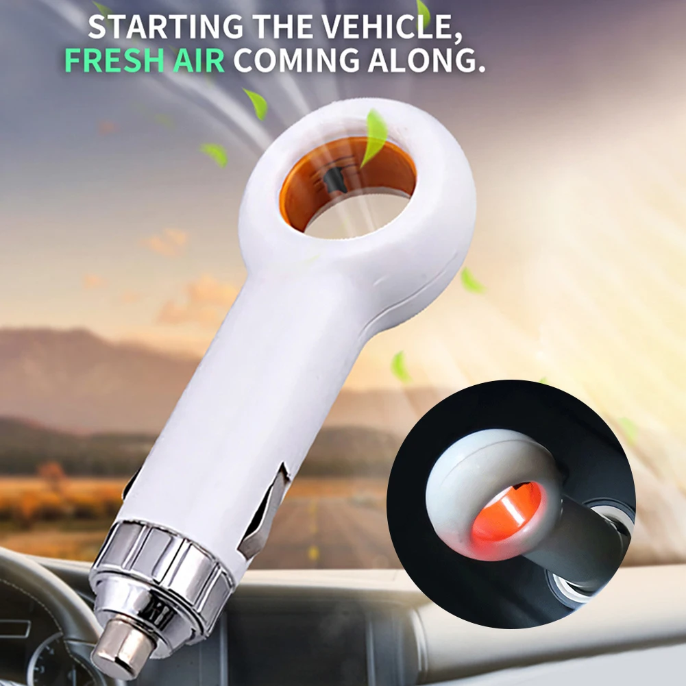 

Car Air Purifier Mini Air Freshener Negative Ion Car Lighter Air Filter Ionizer for Odor Smoke Portable Car Interior Accessories