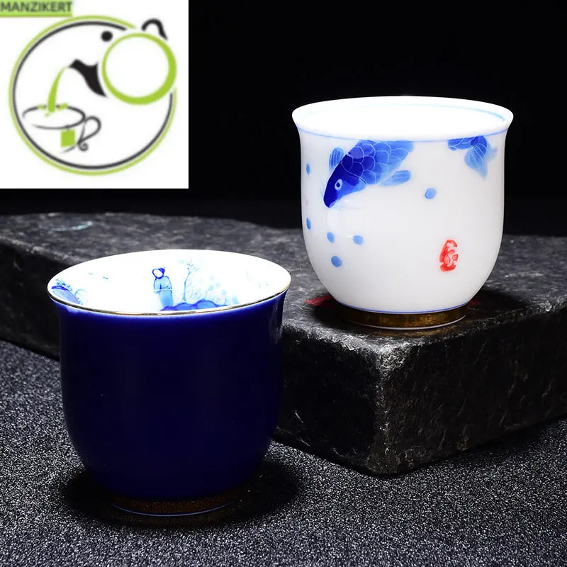 

Ручная роспись чайная подставка чайный набор кунг-фу чайный набор керамическая чайная чашка чайная чаша пастельный мастер одна чашка персональные керамические чашки ручной росписи