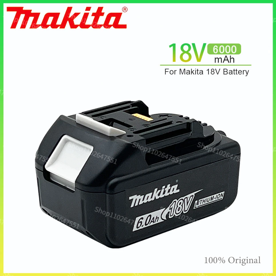 

100% original Makita 6.0Ah 18V With LED lithium ion replacement LXT BL1860B BL1860 BL1850 Makita rechargeable power tool battery