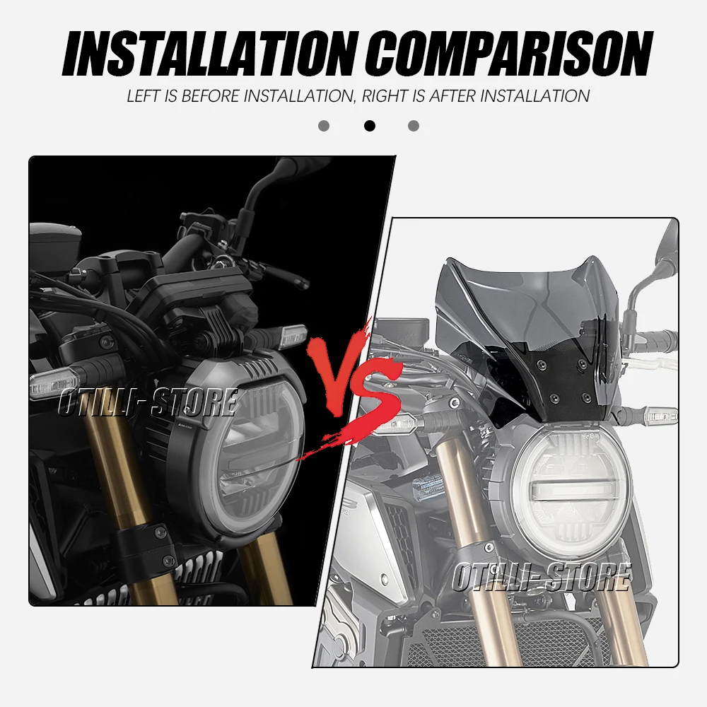 Ветрозащитный экран для лобового стекла Honda CB650R CB 650 R