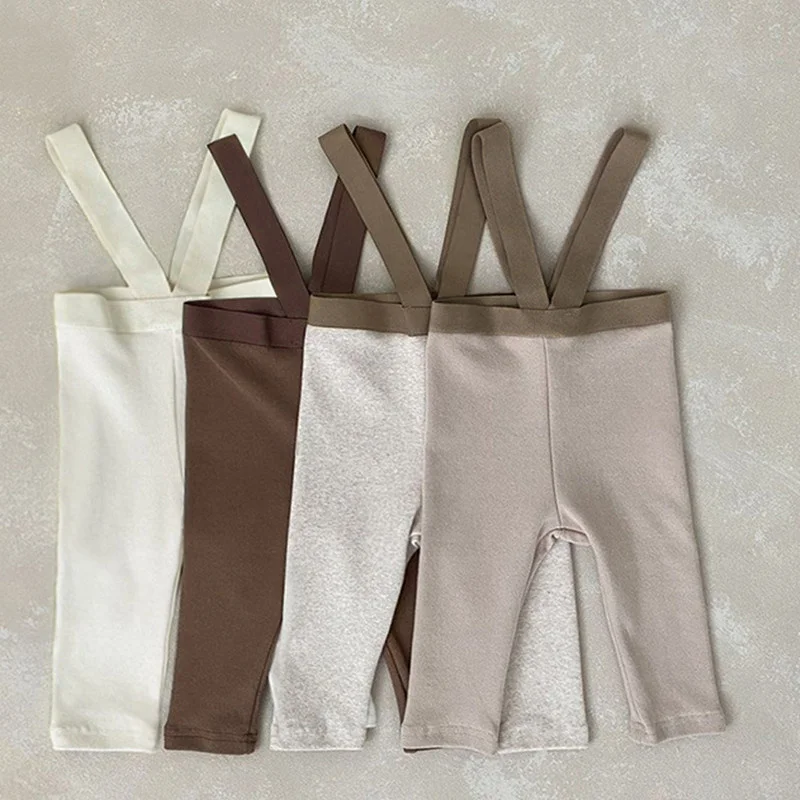 

От 0 до 24 месяцев, весенний хлопковый комплект одежды для новорожденных, для маленьких девочек штаны для мальчика Леггинсы эластичные брюки ...