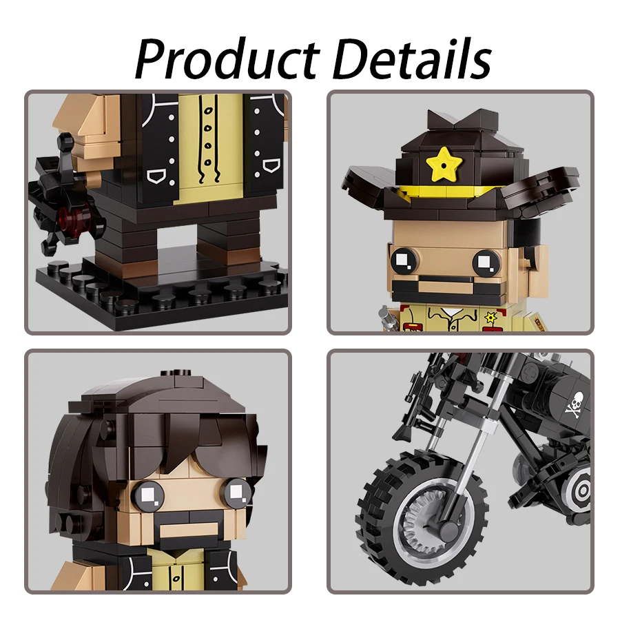 Конструктор Brickheadz Рик и Морти 3в1