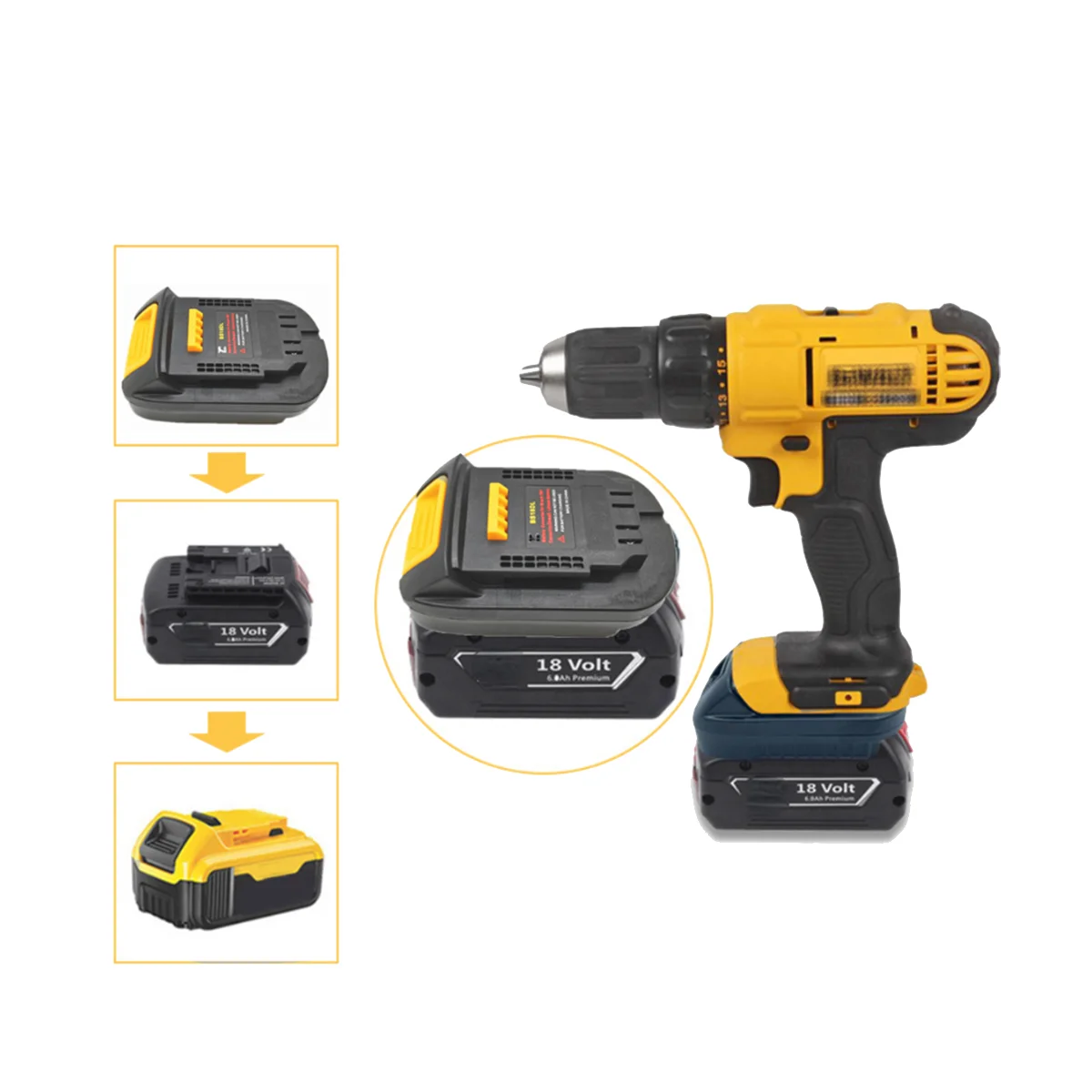 Адаптер аккумулятора BS18DL для 18 в/20 в