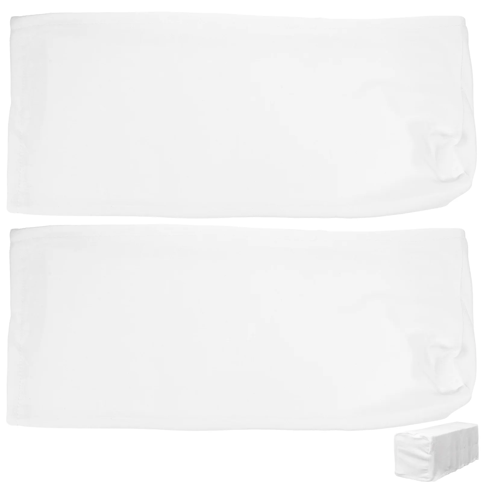 

2 Pcs Decor Home Couch Arm Covers Armrest House Decorations Sofa Protectors Stretch Slipcovers Office Chair