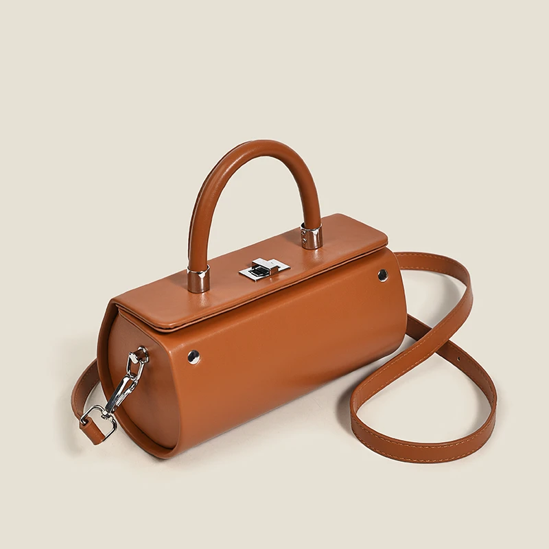 

Women's Hard Pu Leather Handbag Design Box Small Crossbody Bag Autumn New Shoulder Tote Bag with Short Handle Sac A Main Female