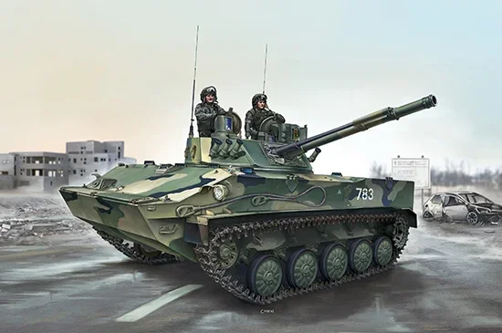 Трубач 09557 1/35 BMD-4 воздушно-десантная пехотная боевая машина