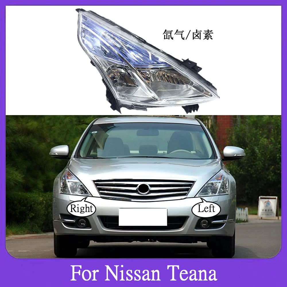 

For Nissan Teana 2008-2010 Front Headlight Assembly Durable Headlamp Lens Glass Head Lamp Cover Car Light Parts Accessories