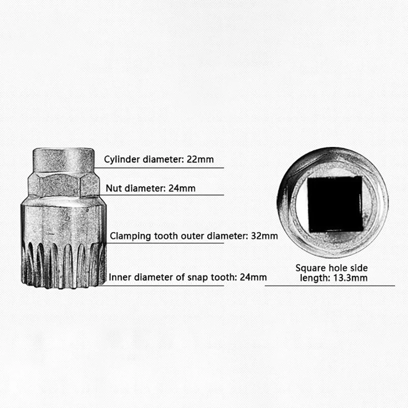 Велосипедный кронштейн инструмент для удаления коленчатого вала на горном
