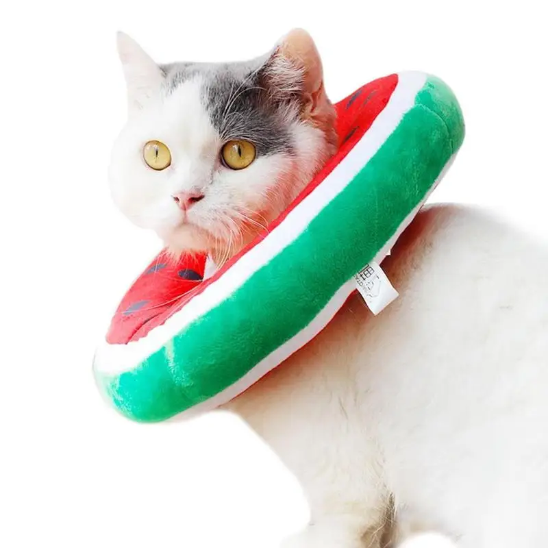 

Cat Recovery Collar Protective Cute Collar After Surgeries Adjustable Neck Protective Supplies Pet Cone Elizabeth Circle For