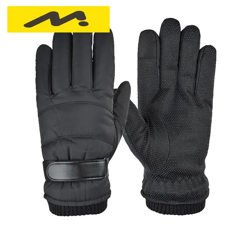 

Windproof Thermal Gloves Touchscreen Cycling Mittens Outdoor Sport Sun Protection Gloves Men Ski Motorcycling Bicycle Mittens