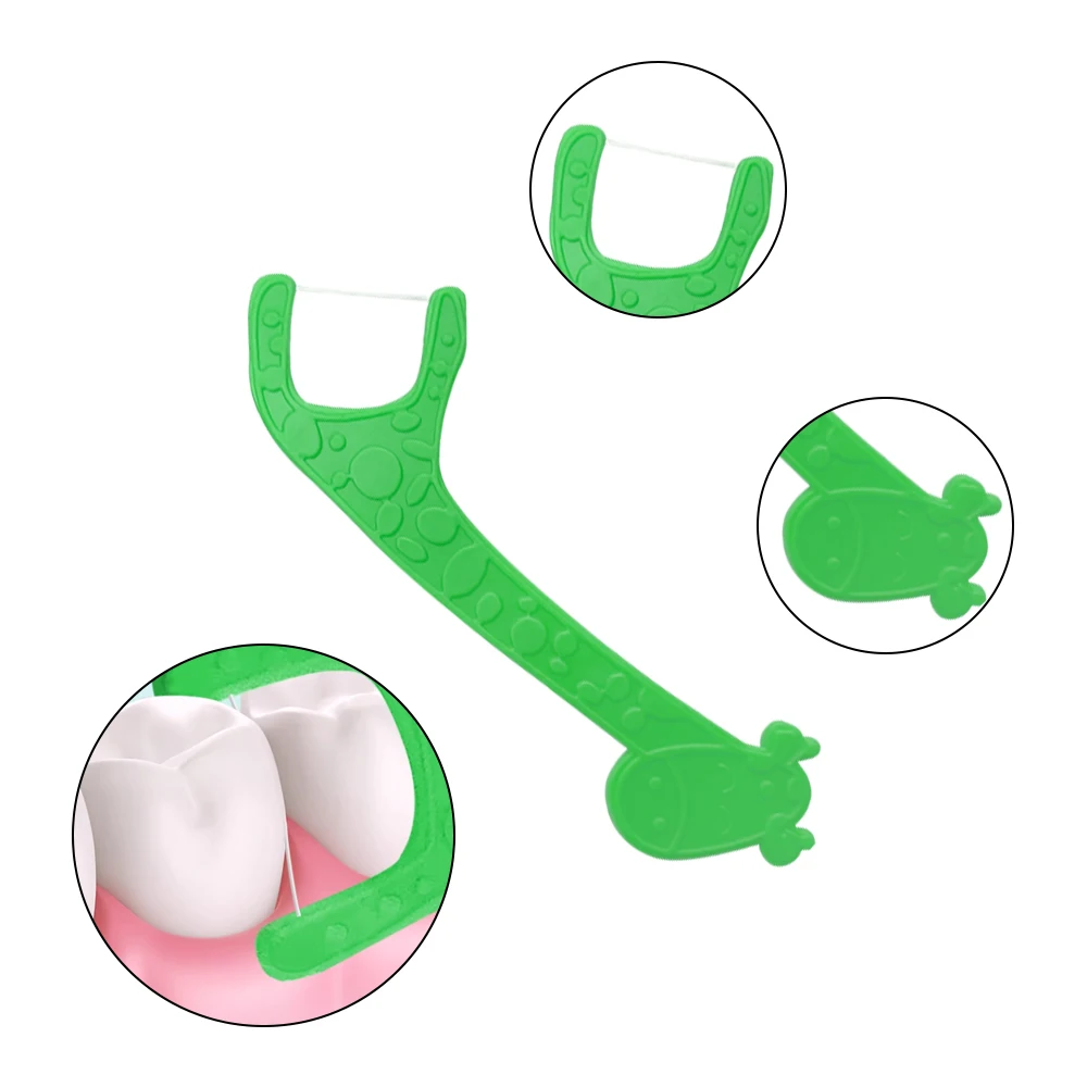 60 шт./упаковка одноразовые зубочистки для детей