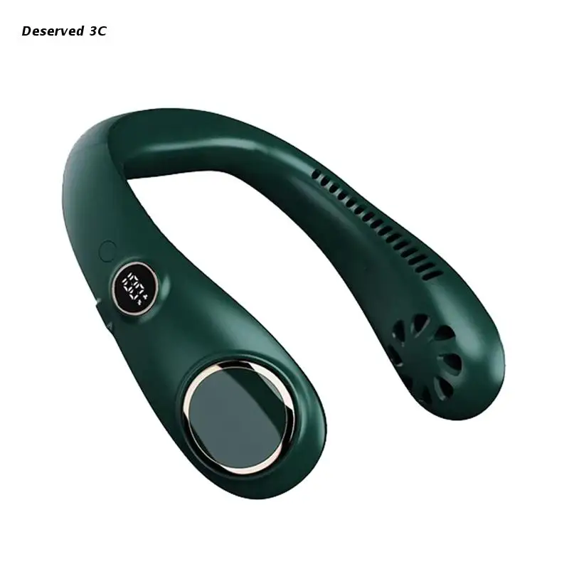 

R9CB Portable Neck Fans with 3 Speeds Hands-Free Wearable 360 Degree Rotatable