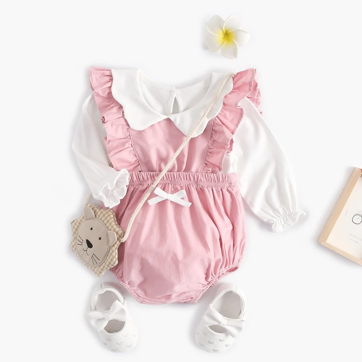 

Комплект одежды для маленьких девочек, детский комбинезон, детская одежда на весну и лето, Женский костюм для малышей, детская одежда, футбо...