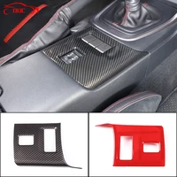 abs carbon fiber car interior seat heating adjustment button frame cover trim for toyota 86subaru brz 2022 auto accessories