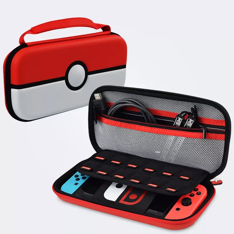

New NS Storage Case Portable Hard Shell PU Carrying Storage Bag for Compatible Nintendo Switch OLED Game Console accessories