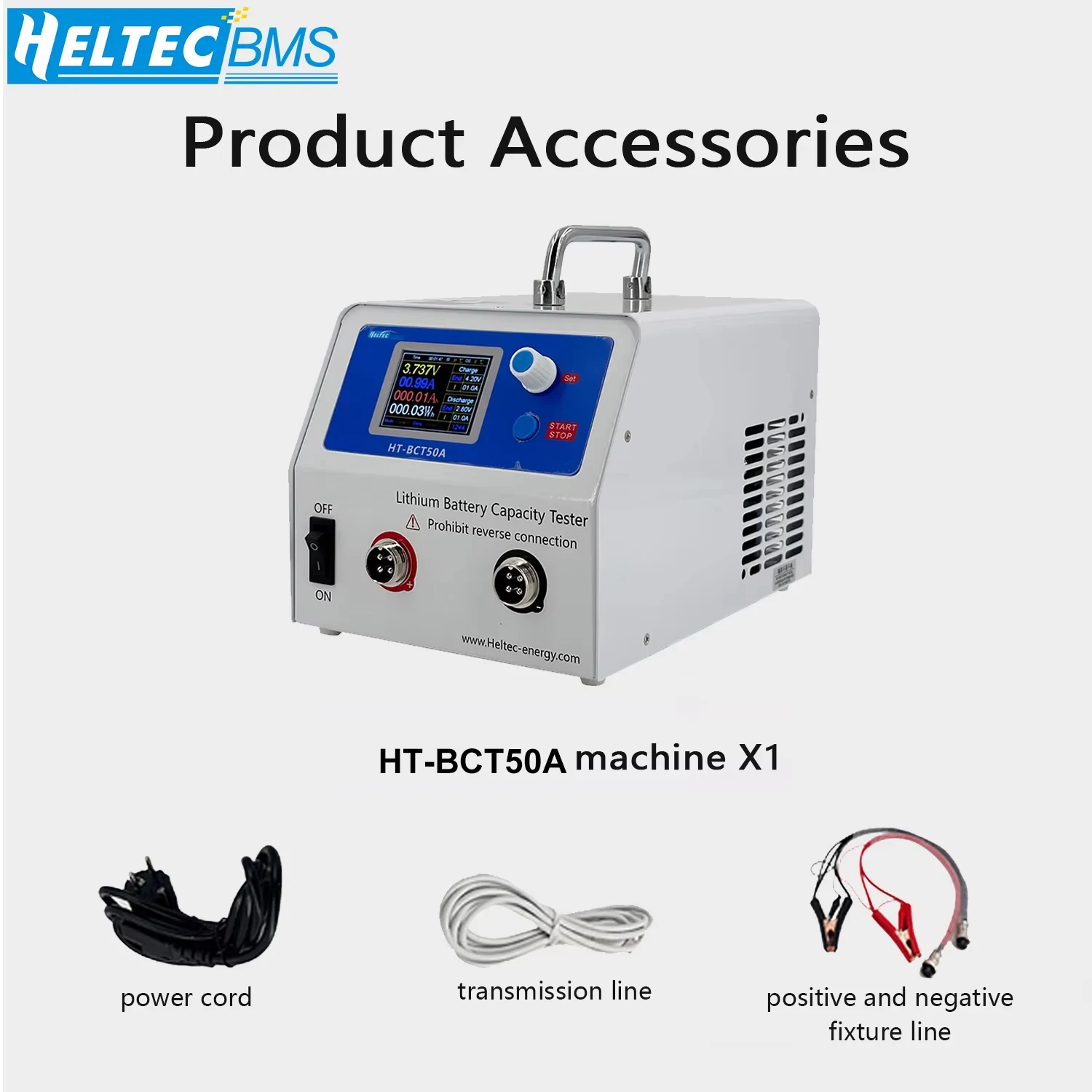 

Тестер аккумуляторов Heltec HT-BCT50A 50А 5В