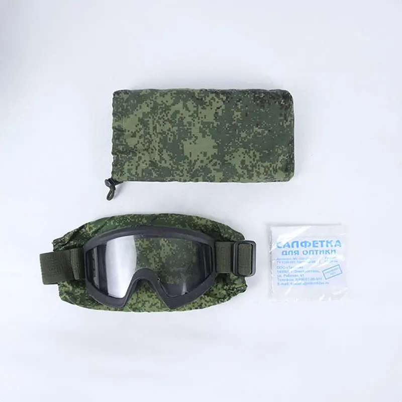 Тактические Защитные очки 6b34 маленькие зеленые для улицы охотничьи с зеркальной