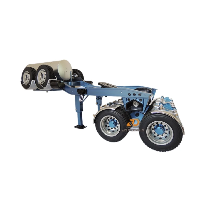 Rc Trailer Wheel Hub/Tires Set for 1/14 Tamiya Tractor 8x8 6x6 Car Toys Lesu Truck JDM Dump Truck Tipper Diy Accessories enlarge