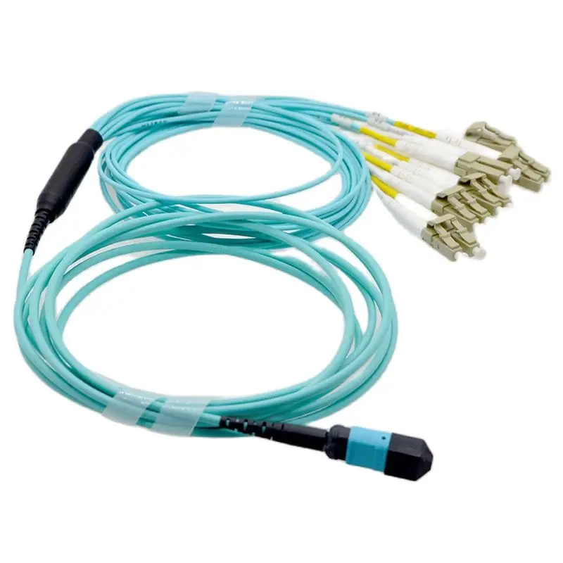 Новинка, оптический оптовый Коннектор 3m, 10 гигабитных многомодовых оптических разъемов, 8 ~ 12 ядер, OM3 40G, 1 шт.