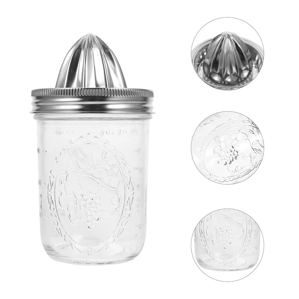 

Manual Juicer Stainless Steel Fruit Citrus Juicer Manual Home Reamer Mason Can