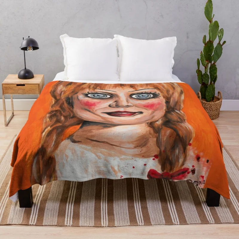

Annabelle кукла из фильма ужасов одеяло из меха тонкое одеяло