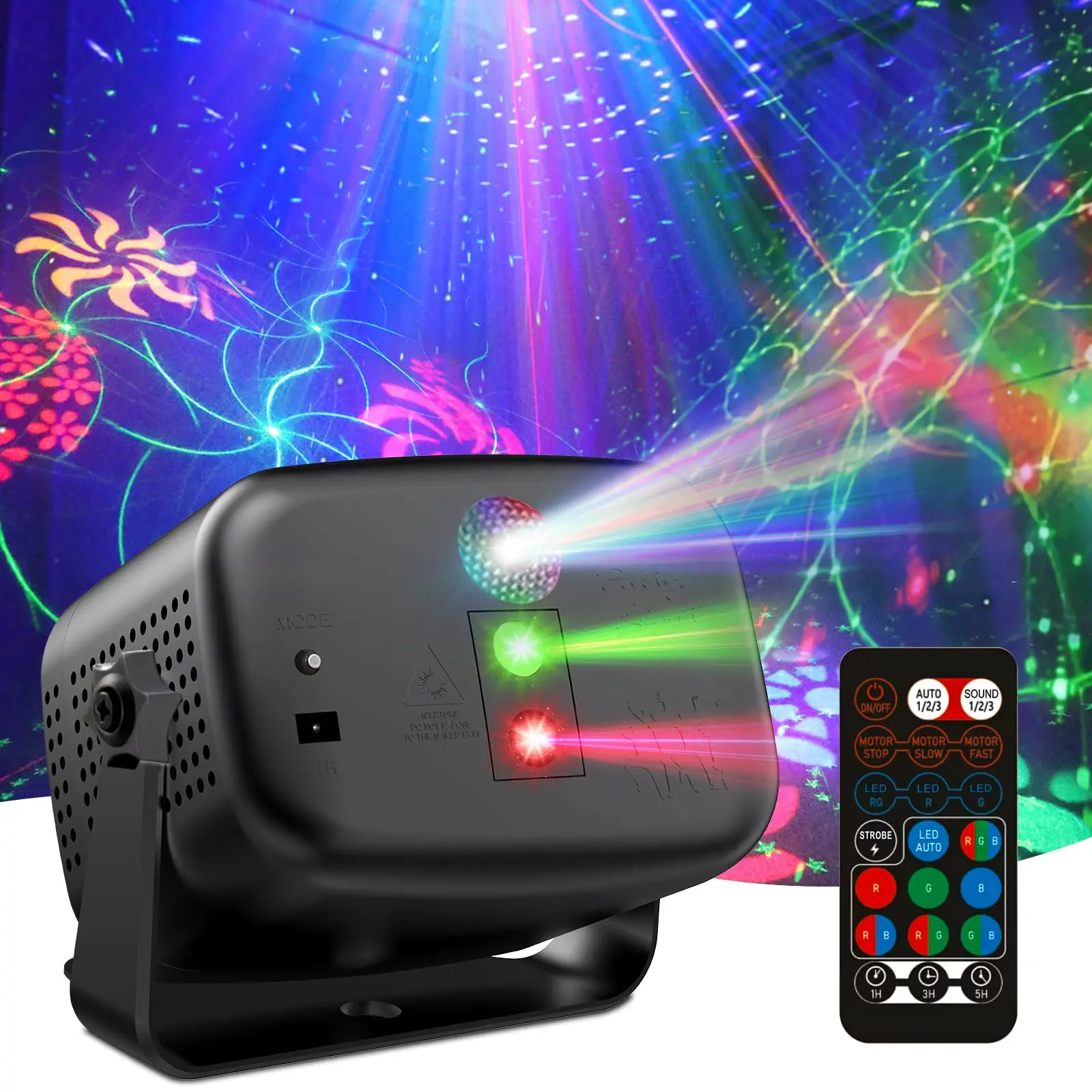 

RGB светодиодная дискотека лампа