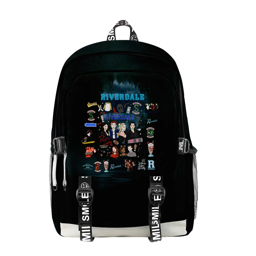 

Fashion TV Riverdale Season 5 Student School Bags Unisex 3D Print Oxford Waterproof Notebook multifunction Travel Backpacks