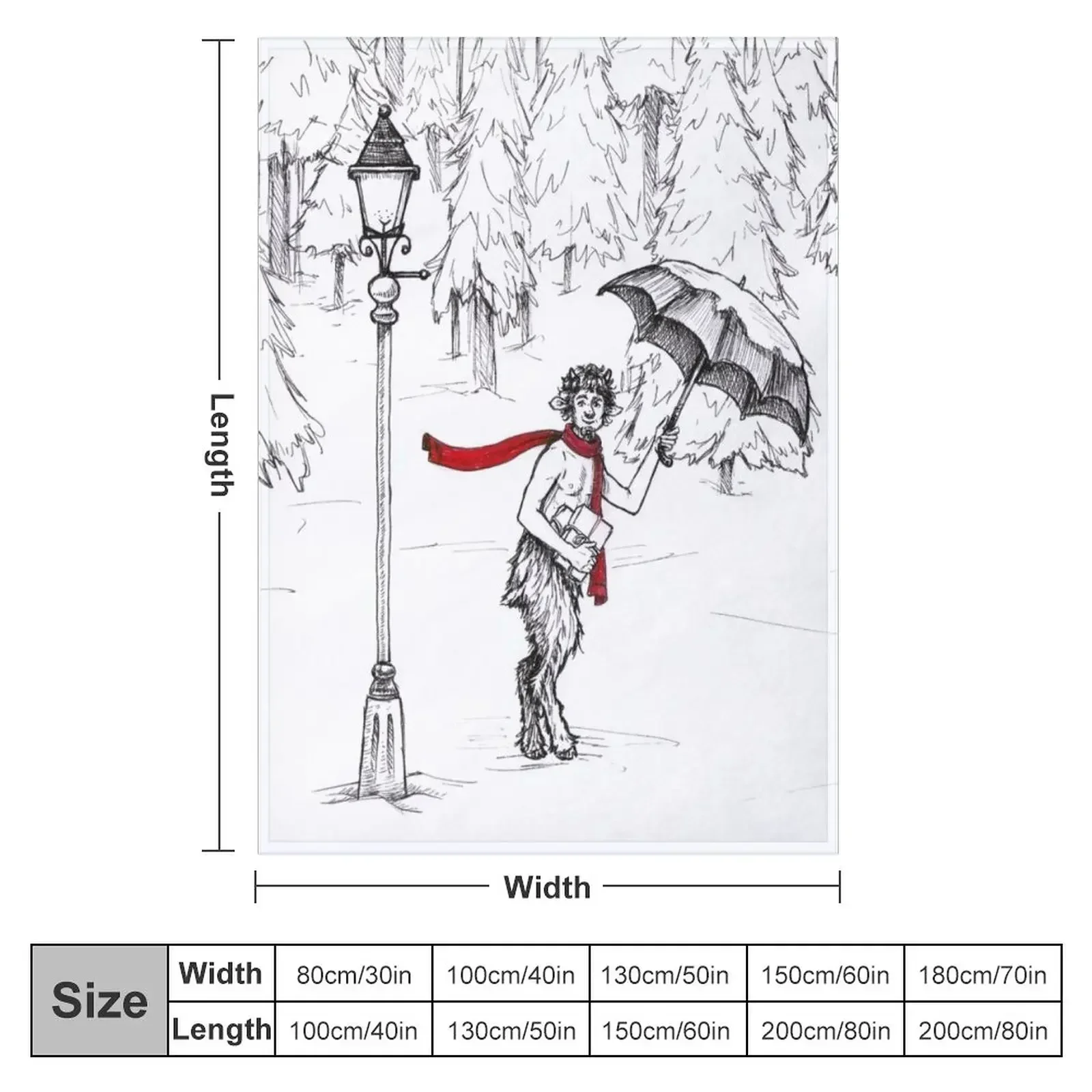 Лев ведьма и гардероб летоник Нарнии мистер тумнус бросает одеяла декоративные