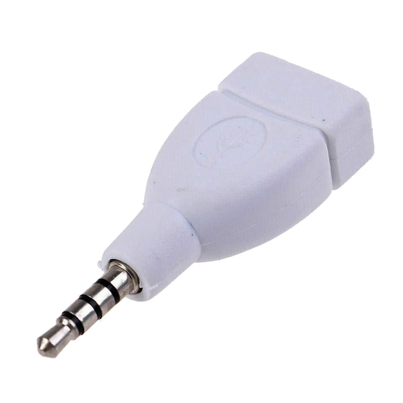 

car.5mm Male AUX Audio Plug Jack to USB 2.0 Female Cord Converter Plug Only Support car Accessories