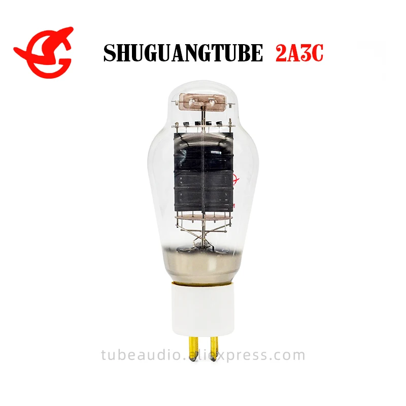 Фото Shuguang 2A3C 2A3 Ламповый клапан Замена 2A3B 2A3-T E2A3 Ламповый усилитель HIFI DIY Аудиоусилитель Карбонизированная черная пластина Подлинная №2