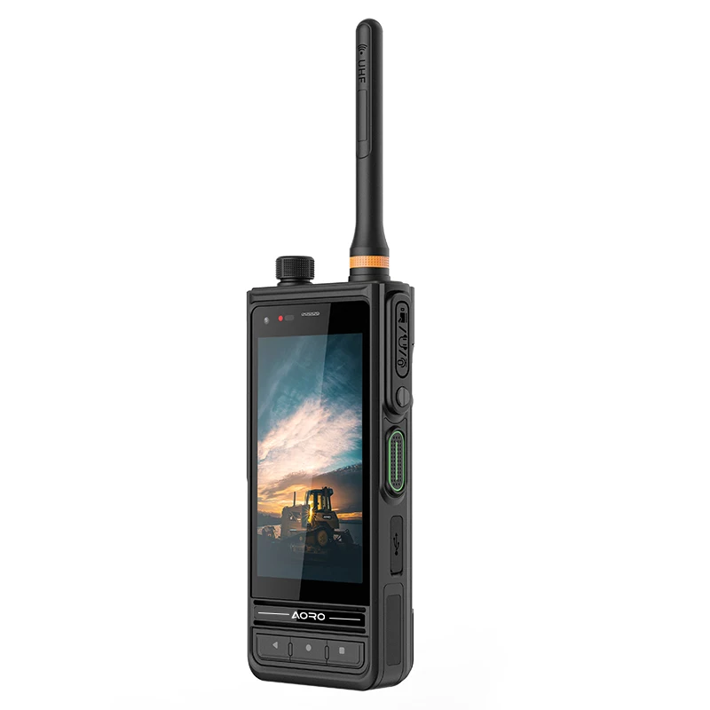 

4W LTE Multi-mode advanced Radio Outdoor Weatherproof gps poc ptt uhf vhf rfid dmr rugged phone walkie talkie