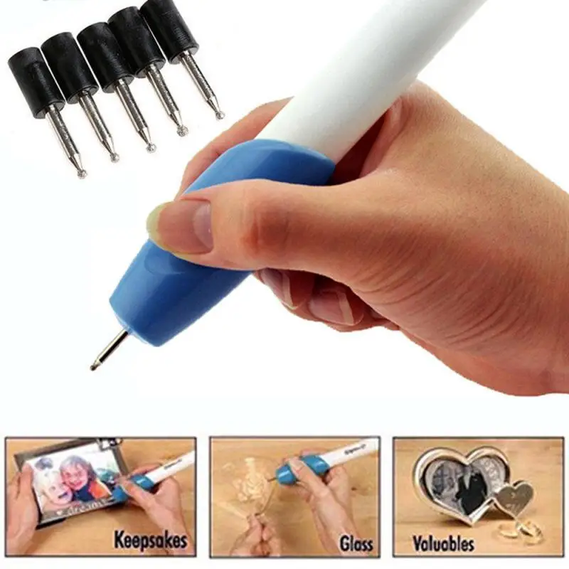 

Portable Mini Engraving Pen Electric Carving Pen Woodworking Engrave Carve Tool For Jewelry Metal Glass Wireless Drill