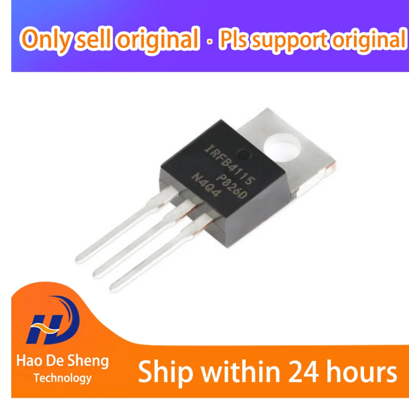 

10 шт./лот IRFB4115PBF TO-220 логотип IRFB4115 новая Оригинальная фотография