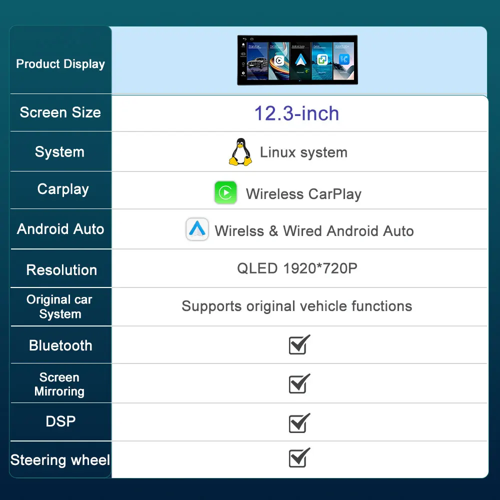 Фото 12.3'' мультимедийный GPS-плеер для BMW 5 серии F10 F11 2018-2019 с Linux-системой EVO, ультратонким QLED-экраном и Bluetooth-модулем №5