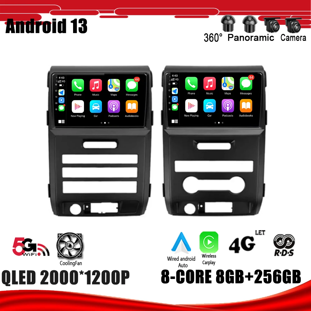 

Android 13 для Ford F150 P415 Raptor 2008 - 2014 автомобильное радио, мультимедийный плеер, навигация GPS DSP Carplay WIFI