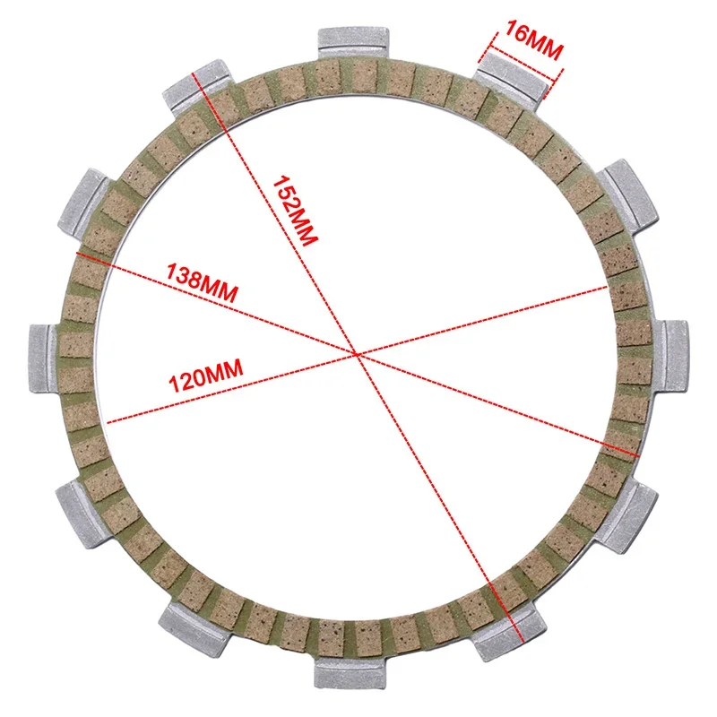Мотоциклетные аксессуары Kelaf комплект фрикционных пластин сцепления из волокна