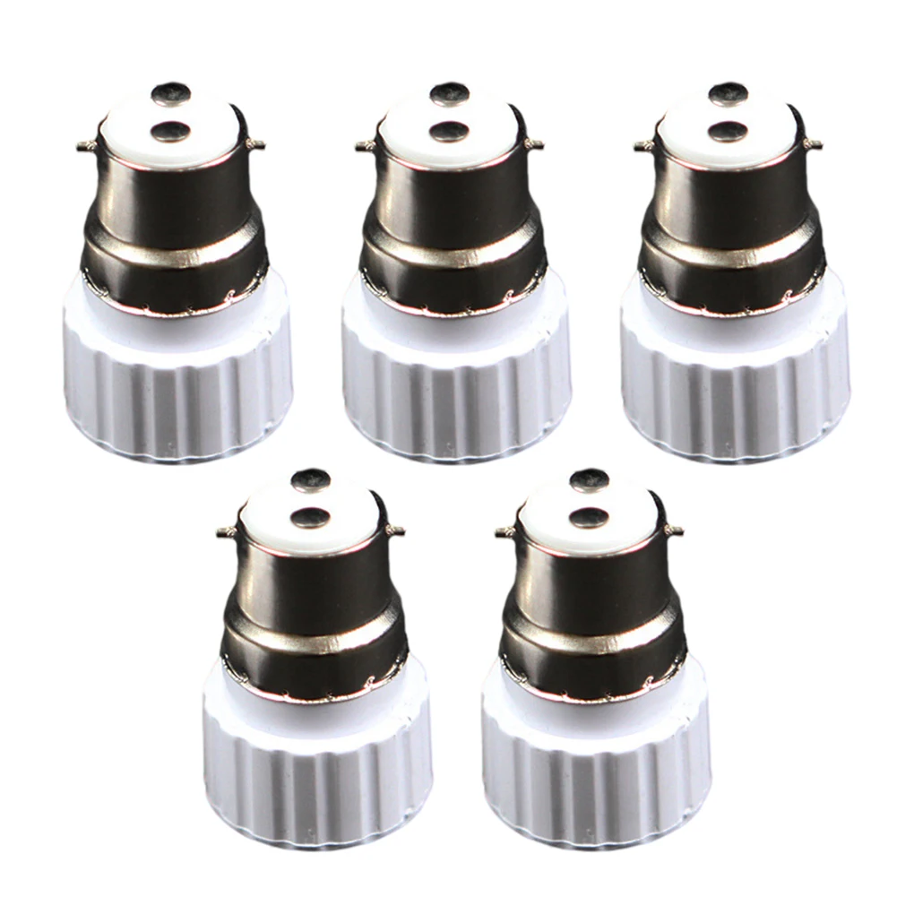 

5pieces Modern Lamp Base With Energy-Efficient And Cool LED Lighting Cool Energy-efficient Metal Holder Bulb