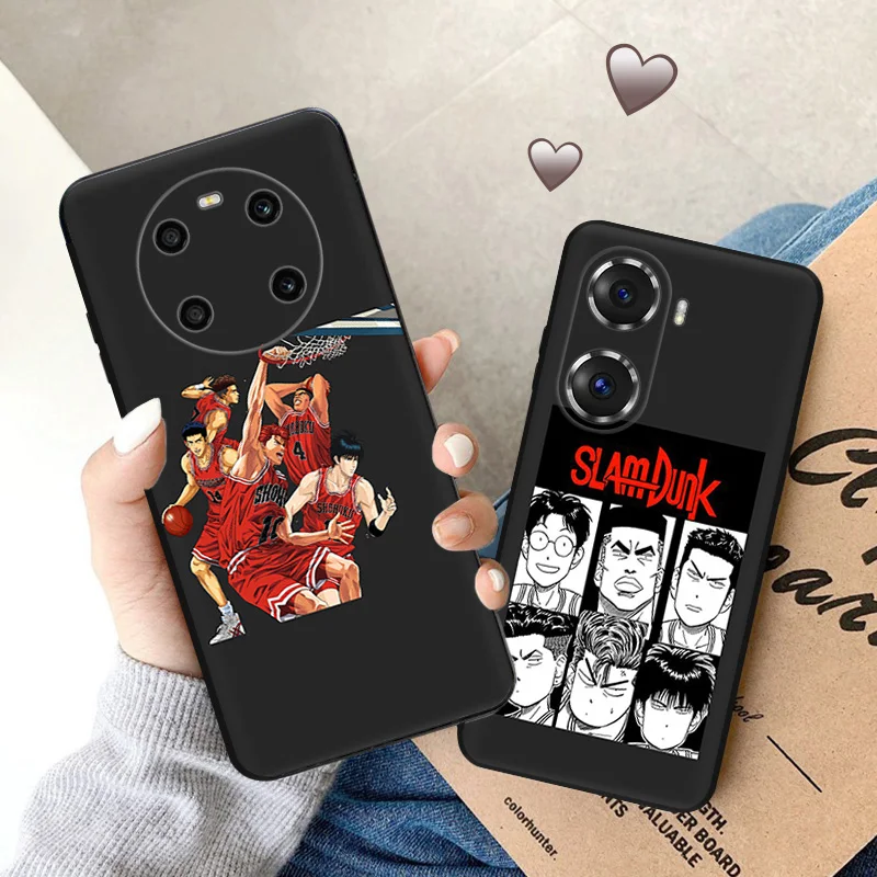 Чехол для телефона Honor X9b X6 a X7 X8 b 4G 70 90 x7b x9a Magic5 Slam Dunk Huawei P20 P30 P40 Lite P-SmartZ Мягкий