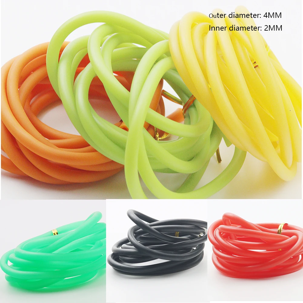 Латексный шланг 2*4 мм резиновая эластичная силиконовая трубка рыболовная