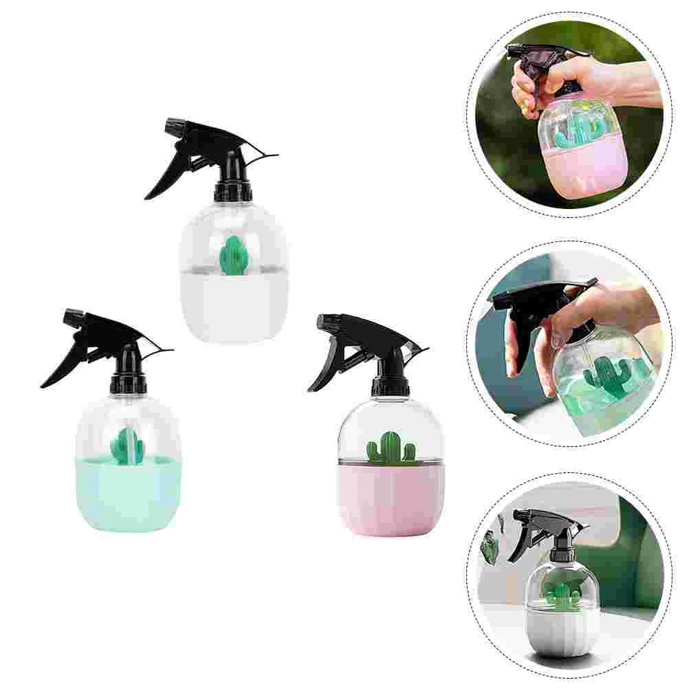 

3pcs Watering Spray Bottles Portable Watering Pots High Pressure Watering Kettles