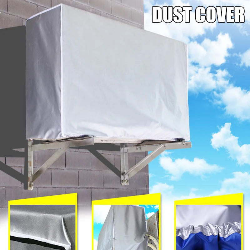

Outdoor Air Conditioner Cover Anti-Dust Anti-Snow Waterproof Sunproof Conditioner Protectors Sunscreen Cover Air Accessories