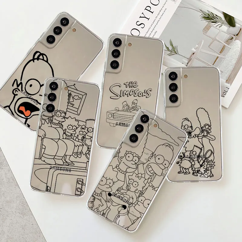 

The Simpsons Case for Samsung Galaxy S20 FE S22 Ultra 5G S9 S10 Lite S21 Plus S10e S10Plus S215G S22+ Soft Silicon Phone Cover