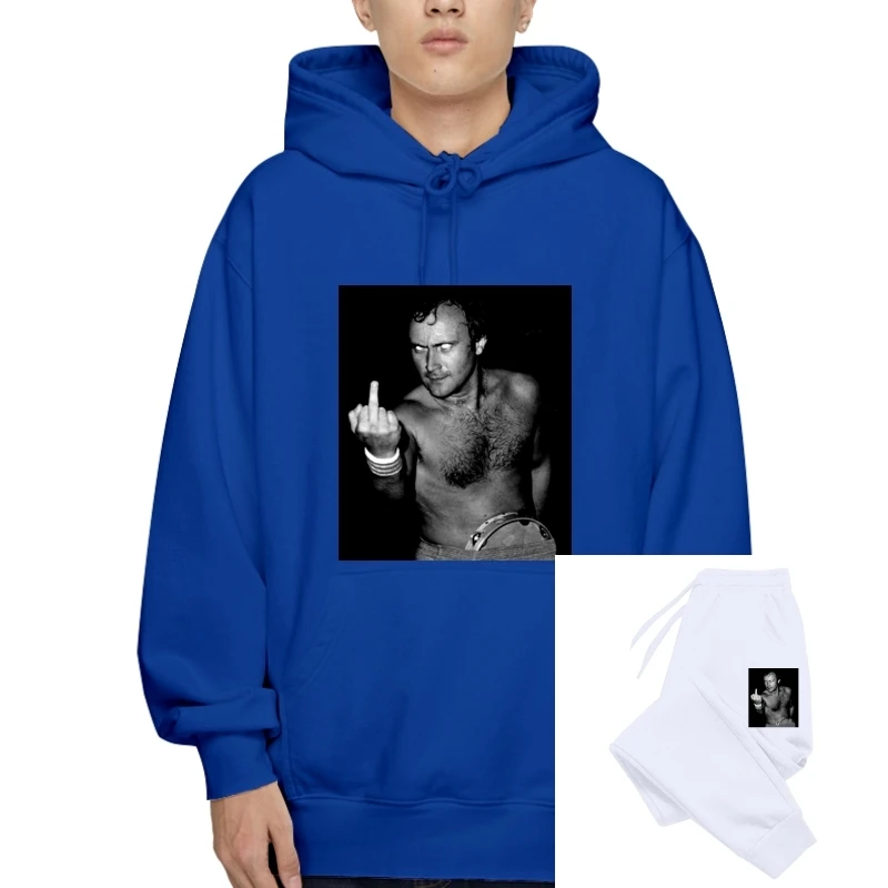 

Phil Collins White T-Sweatshirt Hoodies Winter S-Xxxl Genesis Rock Pop Paradise Outerwear Quality Outerwear